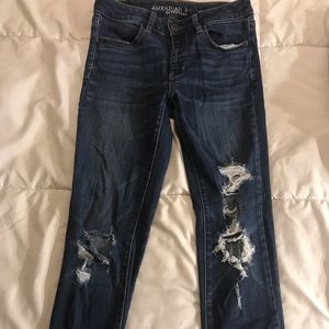 American Eagan Dark blue jeans